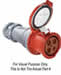 CD320C4W - 20 Amp Pin & Sleeve Devices (Watertight/Weatherproof) image