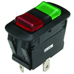 54-240W - Waterproof Illuminated Rocker switch image